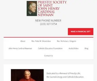 Johnhenrycardinalnewman.org(John Henry Cardinal Newman) Screenshot