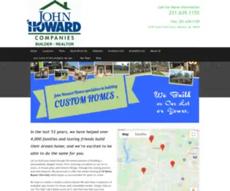 Johnhowardhomes.com(Custom Homes) Screenshot