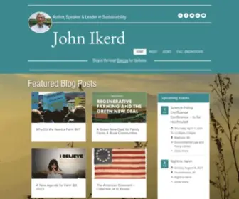 Johnikerd.com(John Ikerd) Screenshot