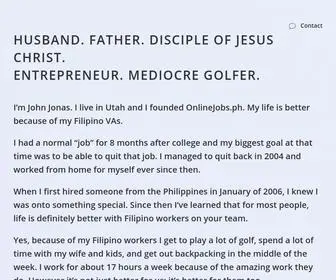 Johnjonas.com(John Jonas) Screenshot