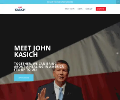Johnkasich.com(Johnkasich) Screenshot