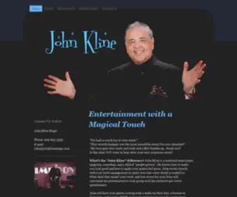 Johnklinemagic.com(John Kline Magic) Screenshot