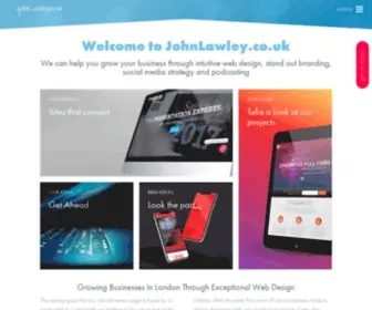 Johnlawley.co.uk(Web Designer London) Screenshot