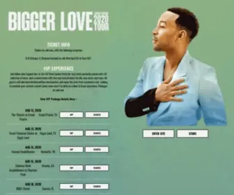 Johnlegend.com(John Legend) Screenshot