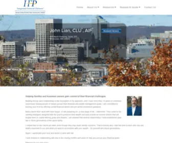 Johnlian.com(Integrated Financial Partners Worcester) Screenshot