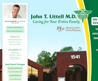 Johnlittellmd.com(John T Littell MD) Screenshot