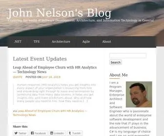 Johnlnelson.com(John Nelson's Blog) Screenshot