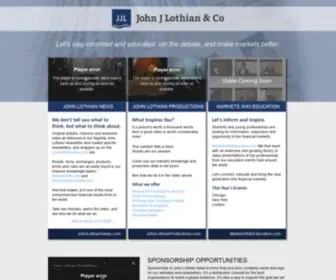 Johnlothian.com(John J Lothian &amp; Company) Screenshot