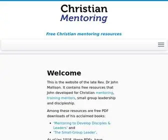 Johnmallison.com(Christian Mentoring) Screenshot