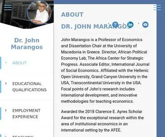 Johnmarangos.eu(John Marangos) Screenshot