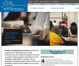 Johnmarshall.edu(ABA Accredited) Screenshot