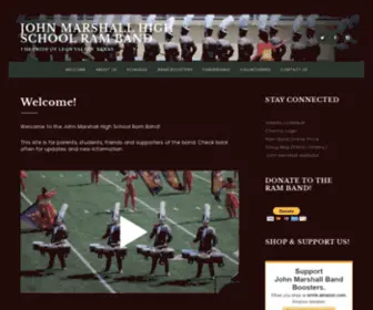 Johnmarshallramband.com(The Pride of Leon Valley) Screenshot