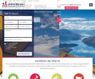 Johnmason.com(International Removals & Shipping) Screenshot