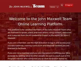 Johnmaxwellgroup.com(Online Platform) Screenshot