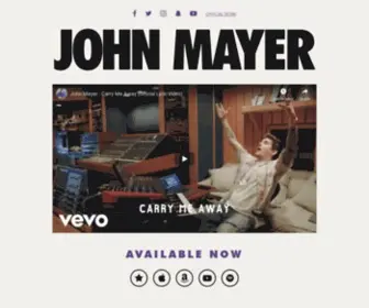 Johnmayer.com(John Mayer) Screenshot