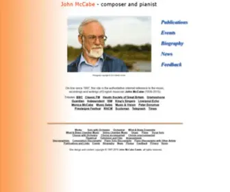 Johnmccabe.com(John McCabe) Screenshot