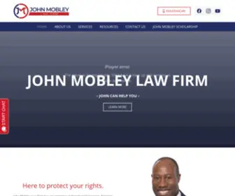 Johnmobley.com(John Mobley Law Firm) Screenshot