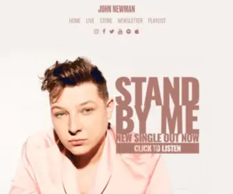 Johnnewman.co.uk(Stand By Me) Screenshot