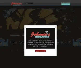 Johnnieshideaway.com(Johnnie's Hideaway) Screenshot
