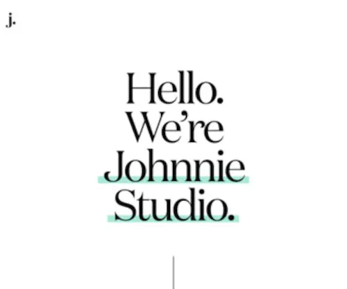 Johnniestudio.com(Johnnie Studio) Screenshot