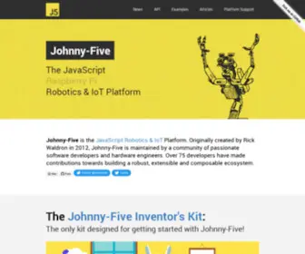 Johnny-Five.io(JavaScript) Screenshot