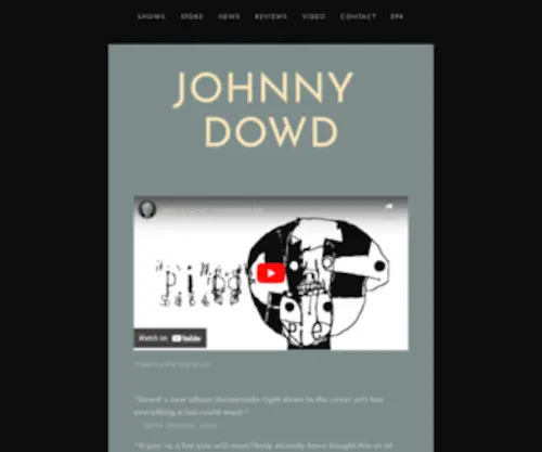 Johnnydowd.com(Johnny Dowd) Screenshot