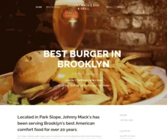 Johnnymacksbrooklyn.com(Johnny Mack's Bar & Grill) Screenshot