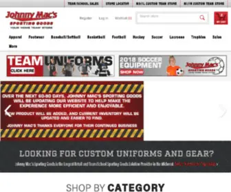 Johnnymacs.com(Johnny Mac's Sporting Goods) Screenshot