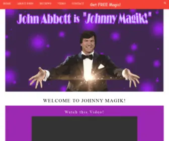 Johnnymagik.com(Johnny Magik) Screenshot