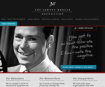 Johnnymercerfoundation.org(The Johnny Mercer Foundation) Screenshot