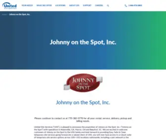 Johnnyonthespotinc.com(Johnny on the Spot) Screenshot