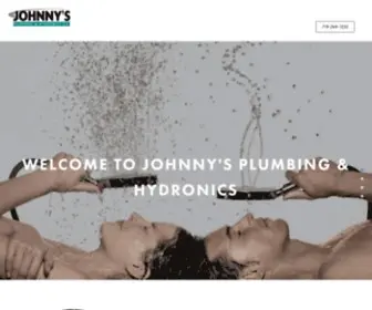 Johnnysplumbing.com(Award winning plumbing and heating services can be found here) Screenshot