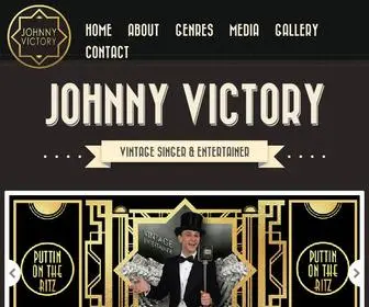 Johnnyvictory.com(Johnny Victory vintage entertainer singer) Screenshot