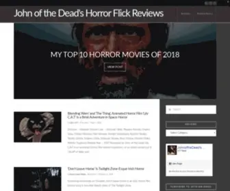 Johnofthedead.com(John of the Dead's Horror Flick Reviews) Screenshot