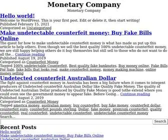 Johnparkermonetarycompany.com(Monetary Company) Screenshot