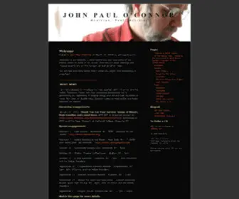 Johnpauloconnor.com(John Paul O'Connor) Screenshot