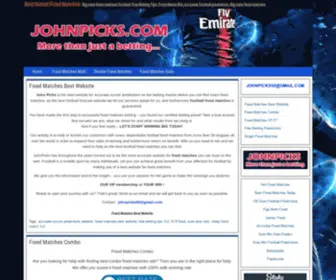 Johnpicks.com Screenshot