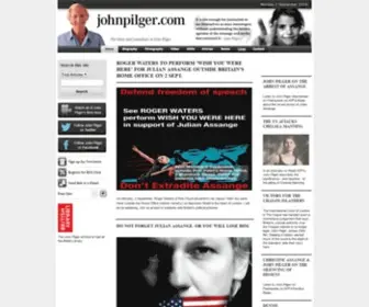 Johnpilger.com(The films and journalism of John Pilger) Screenshot