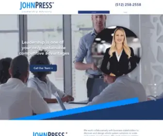 Johnpress.com(Leadership coaching) Screenshot