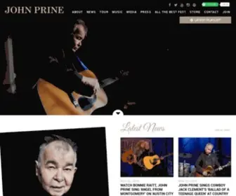Johnprine.com(John Prine) Screenshot