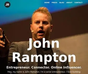 Johnrampton.com(Meet John Rampton) Screenshot