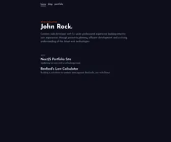 Johnrock.me(John Rock) Screenshot