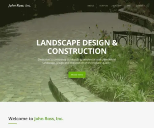 Johnrossinc.com(Hendersonville Landscape Company) Screenshot