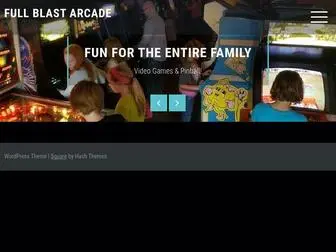 Johnsaltersfullblastarcade.com(Full Blast Arcade) Screenshot