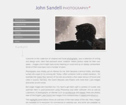 Johnsandell.co.uk(John Sandell photography) Screenshot