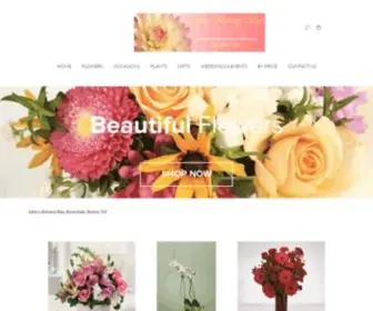 Johnsbotanybay.com(  New York florist) Screenshot