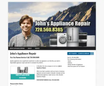 Johnsboulderappliancerepair.net(Johnsboulderappliancerepair) Screenshot