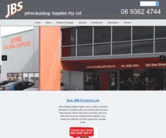 Johnsbuildingsupplies.com.au(Johns Building Supplies) Screenshot