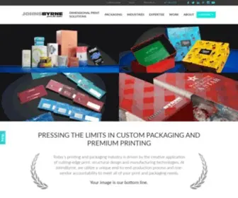 Johnsbyrne.com(Premium Packaging and Speciality Print Solutions JohnsByrne) Screenshot