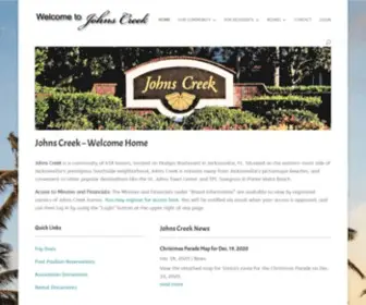 Johnscreek.net(Johns Creek) Screenshot